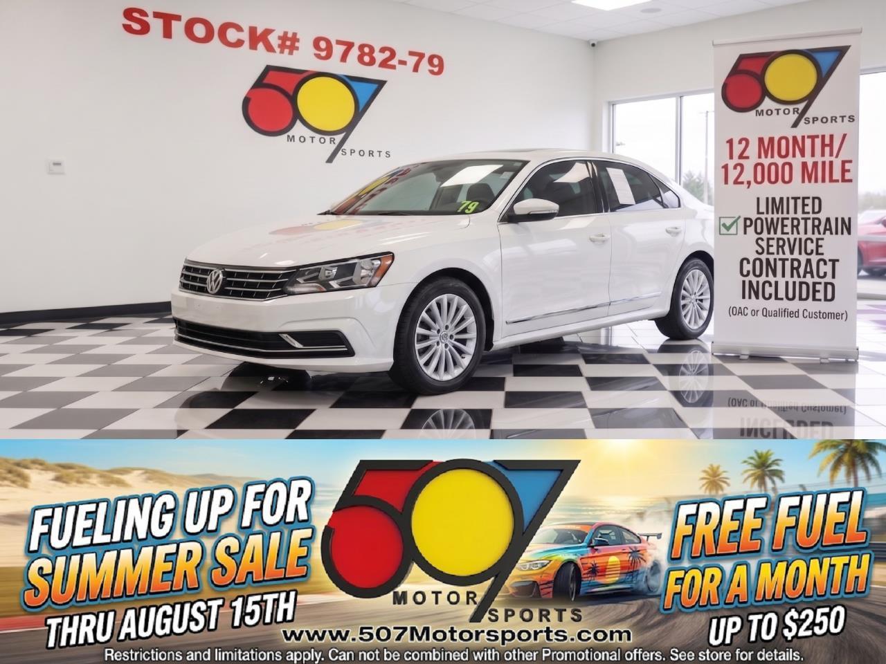 2017 Volkswagen Passat SE 6A