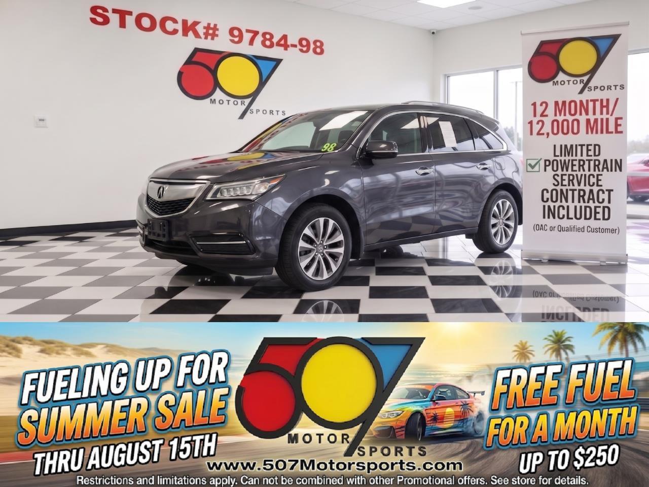 2014 Acura MDX SH-AWD 6-Spd AT w/Tech Package