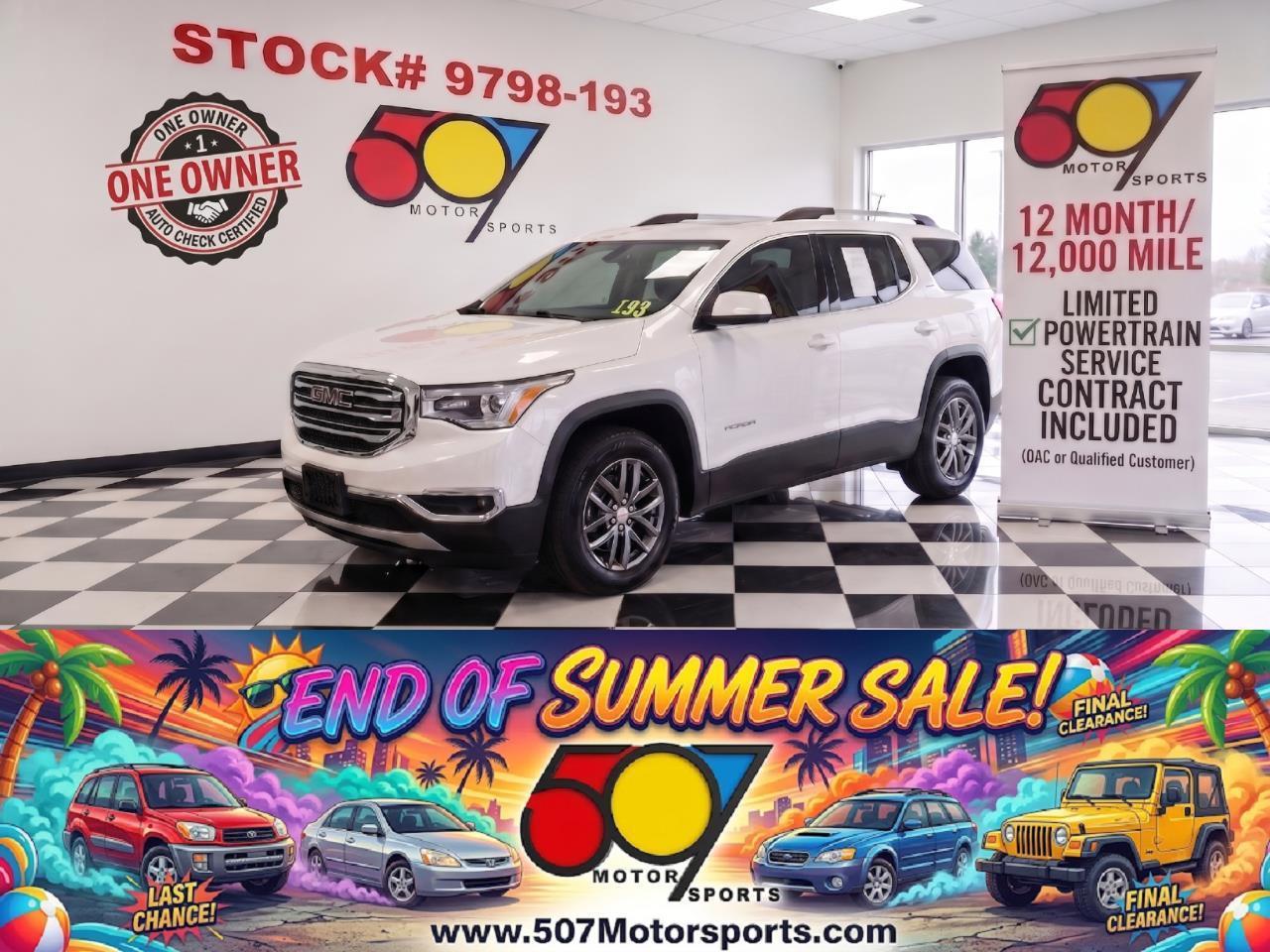 2017 GMC Acadia SLT-1 AWD