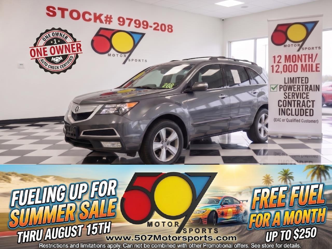2011 Acura MDX 6-Spd AT w/Tech Package