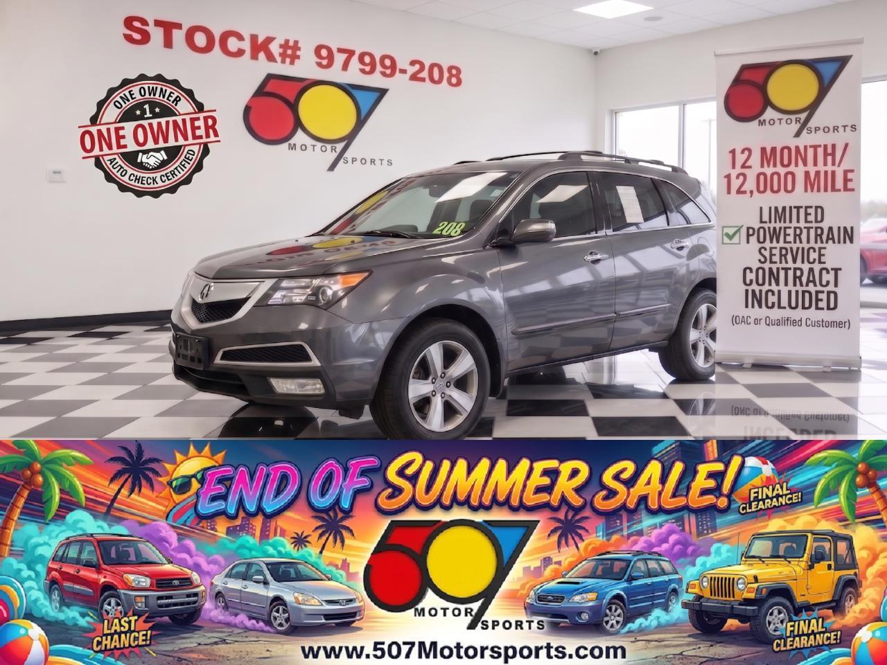 2011 Acura MDX 6-Spd AT w/Tech Package