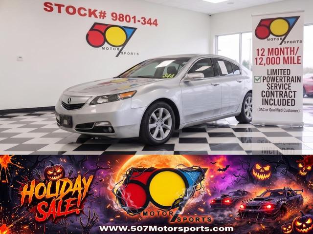 Silver 2013 Acura TL Sedan Front-Wheel Drive Automatic