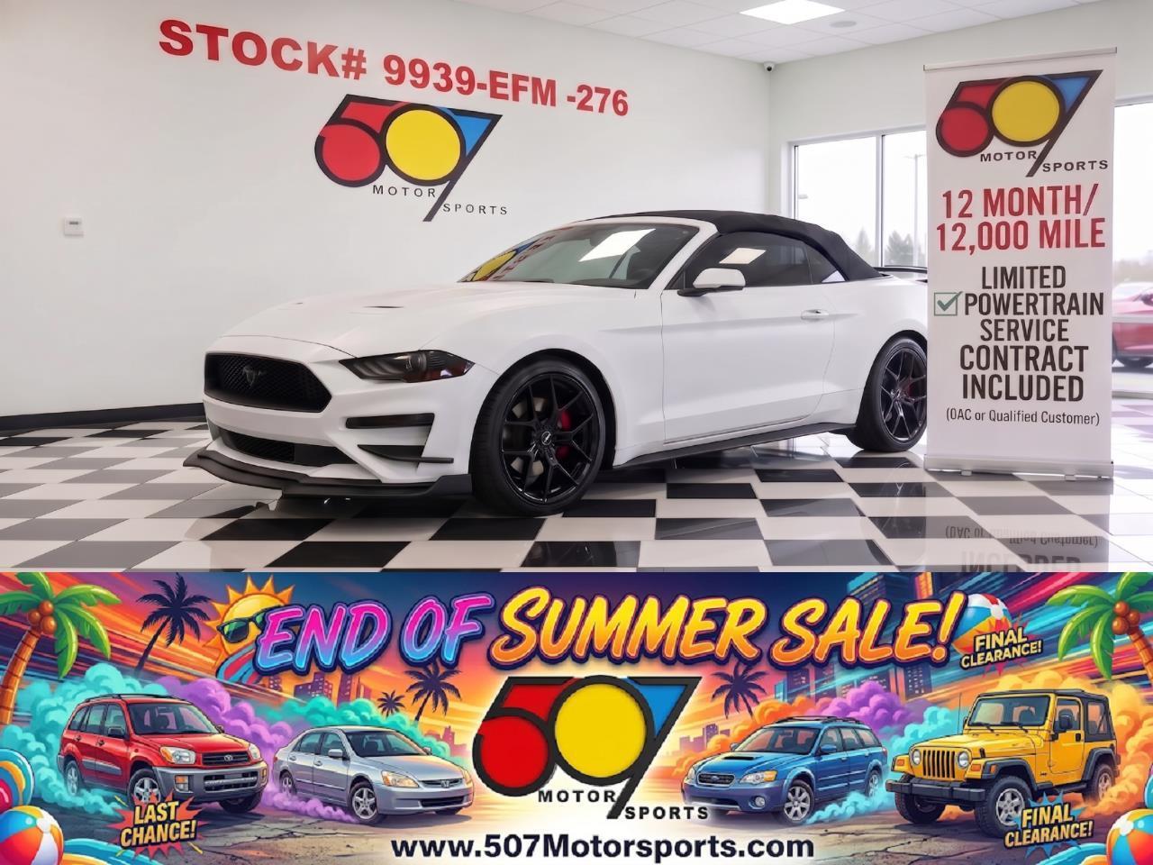 2018 Ford Mustang EcoBoost Premium Convertible