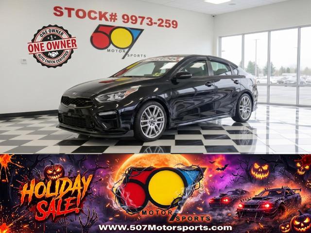 Black 2020 Kia Forte Sedan Front-Wheel Drive 6-Speed Manual