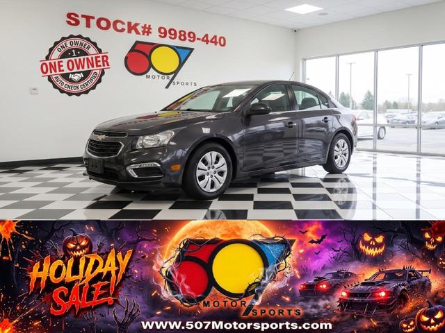 Gray 2016 Chevrolet Cruze Sedan Front-Wheel Drive Automatic