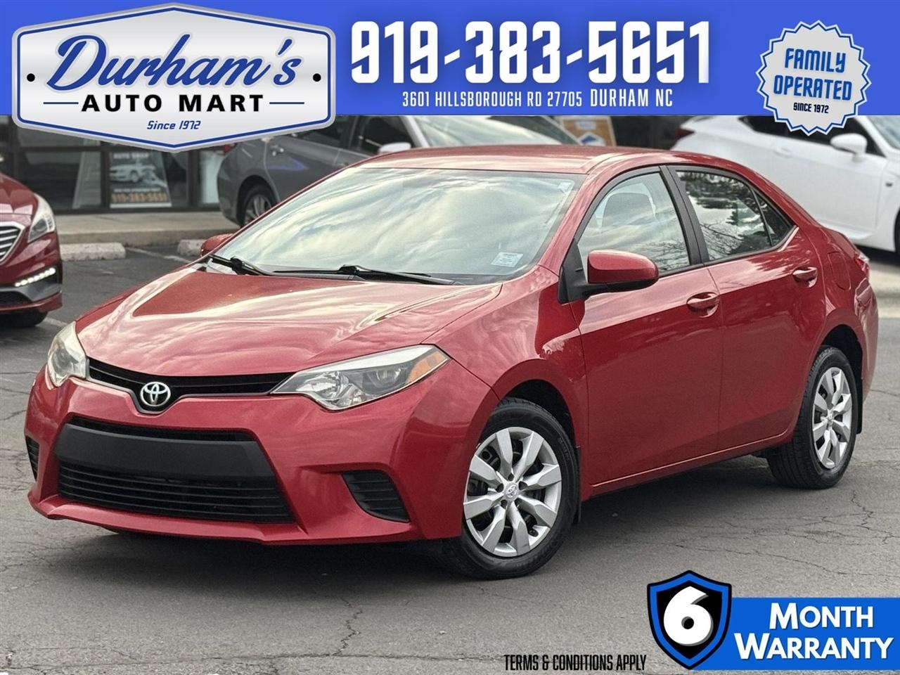2014 Toyota Corolla L | LE | S | S Plus | LE Plus | LE Premium | S Pre