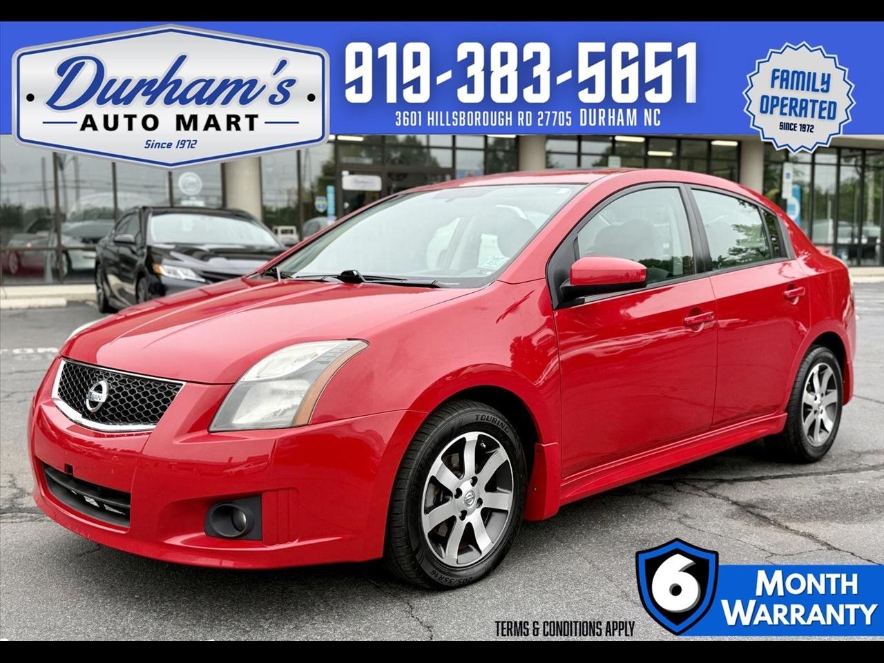 2012 Nissan Sentra 2.0 SR