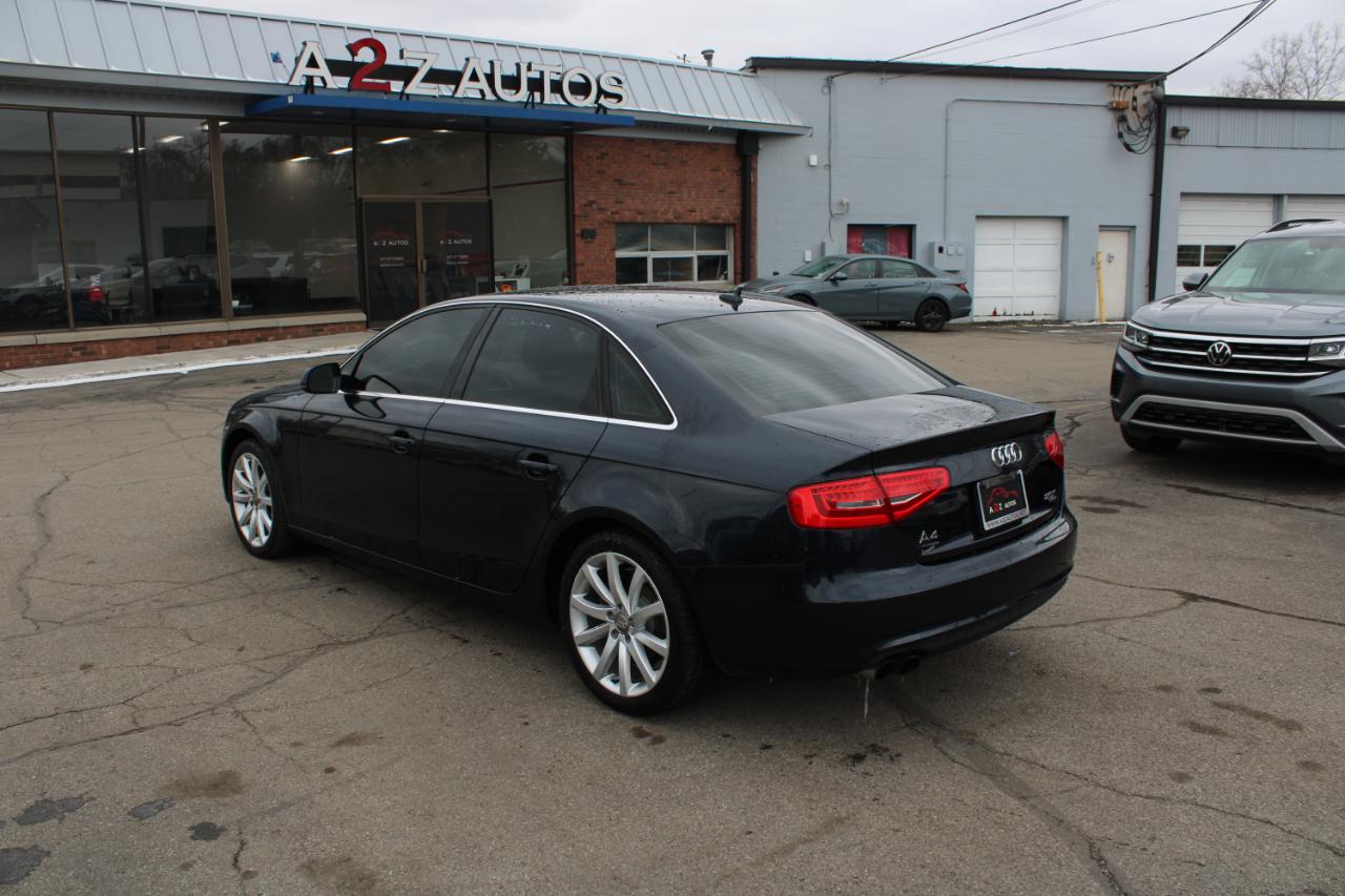 Audi A4 4dr Sdn Auto quattro 2.0T Premium Plus 2013