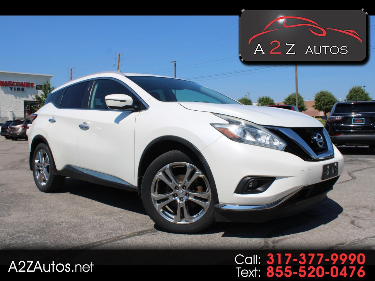 Nissan Murano AWD 4dr Platinum 2016