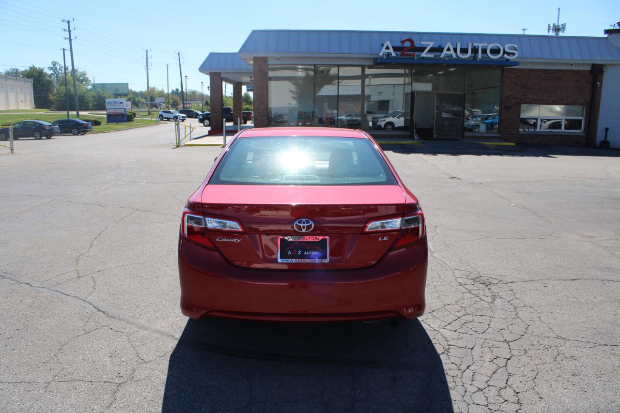 Toyota Camry 2014.5 4dr Sdn I4 Auto LE (Natl) 2014