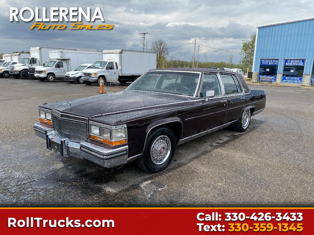 used 1989 cadillac brougham 4dr sedan for sale in east palestine oh 44413 rollerena auto sales rollerena auto sales