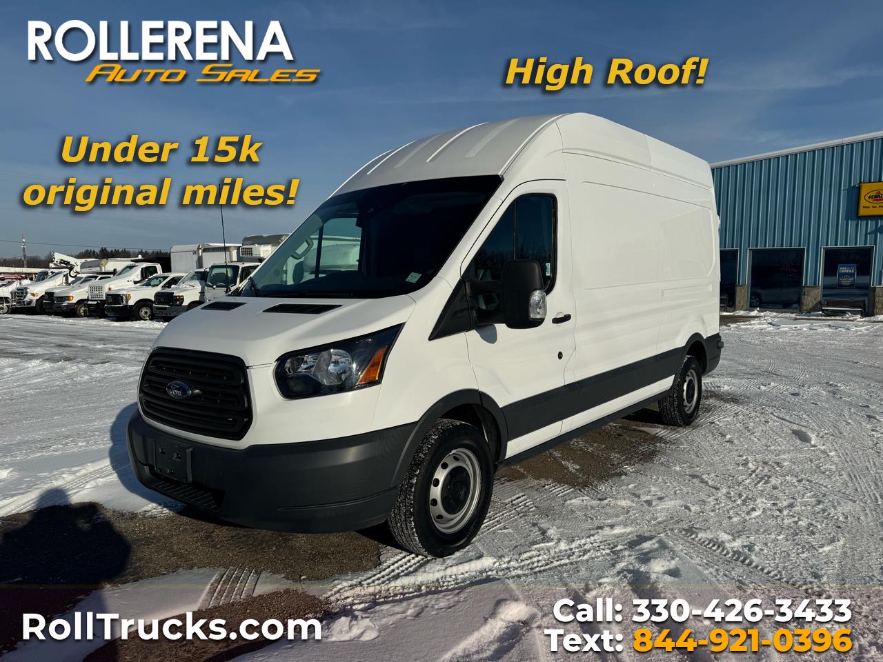 Ford Transit Van T-250 148" Hi Rf 9000 GVWR Sliding RH Dr 2017