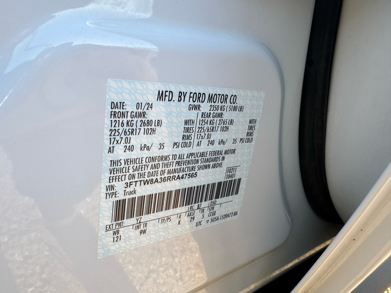 Ford Maverick XL FWD SuperCrew 2024