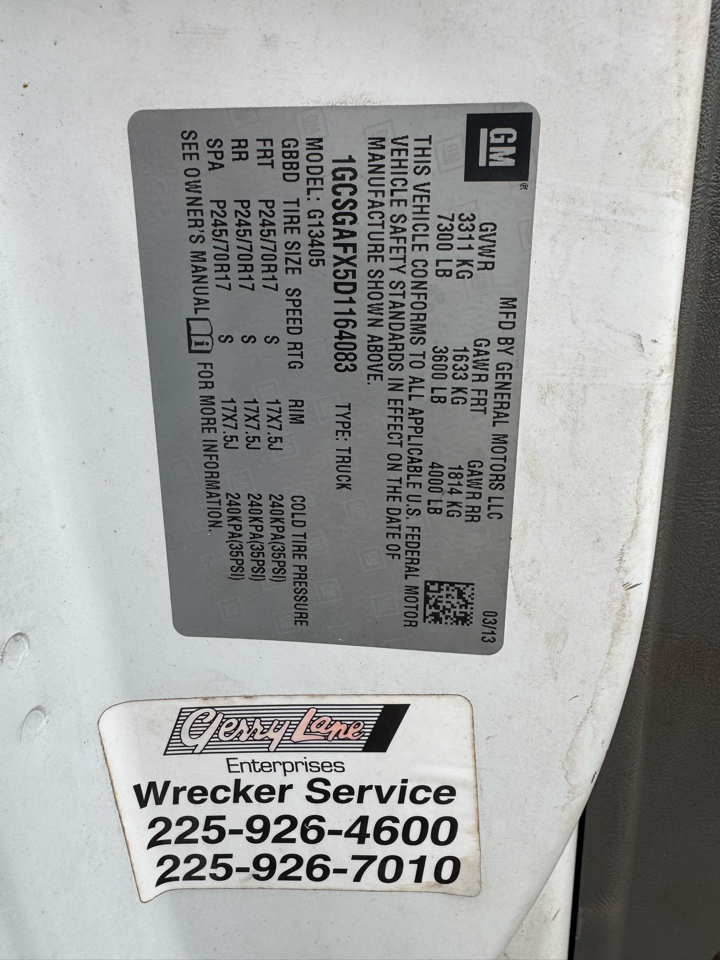 Chevrolet Express Cargo Van RWD 1500 135" 2013