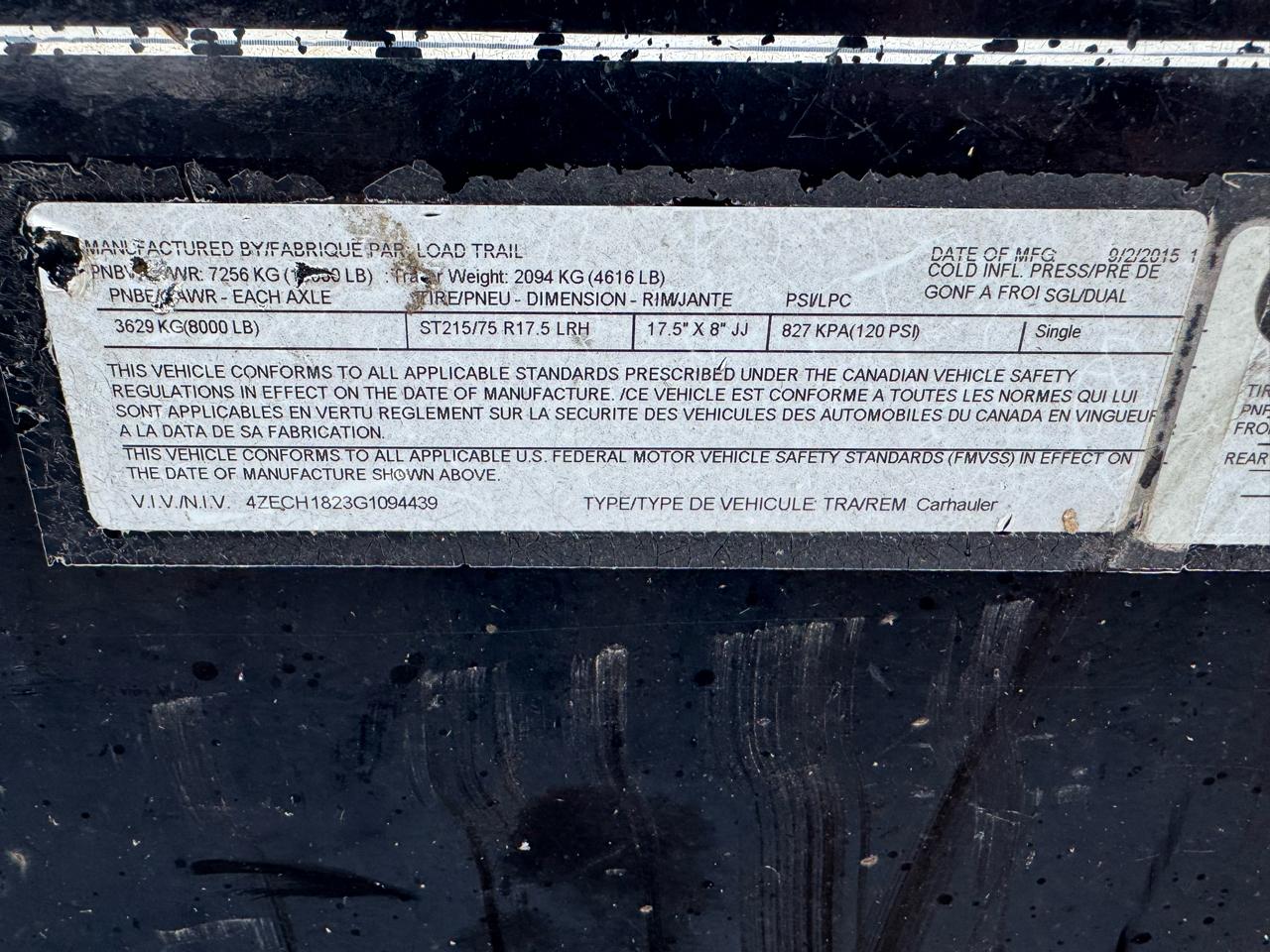 Load Trail Unknown  2016