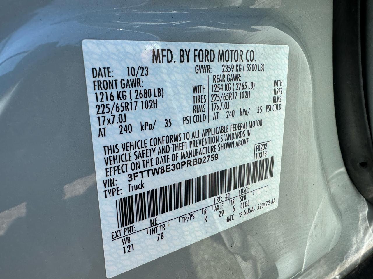 Ford Maverick XL FWD SuperCrew 2023