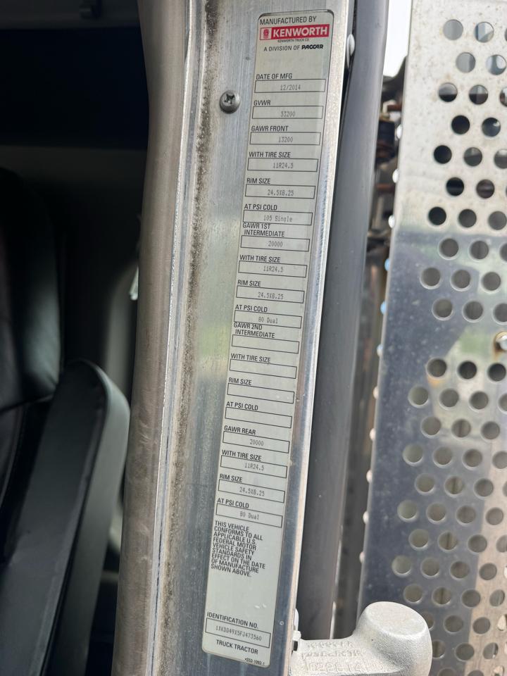 Kenworth T800  2015