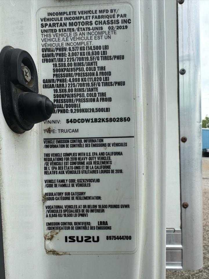 Chevrolet 4500 LCF Gas 2WD Reg Cab 150" 2019