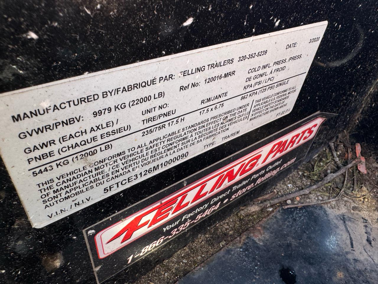 Felling Trailers Unknown  2021