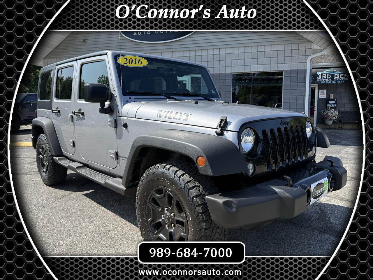 2016 Jeep Wrangler Unlimited 4WD 4dr Willys Wheeler
