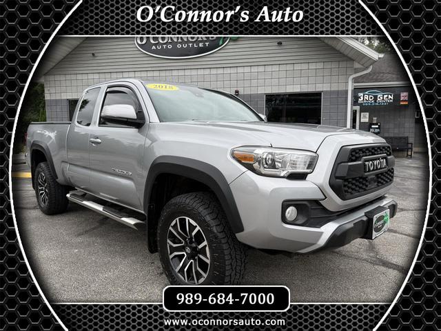 Silver 2019 Toyota Tacoma Pickup Truck Four-Wheel Drive