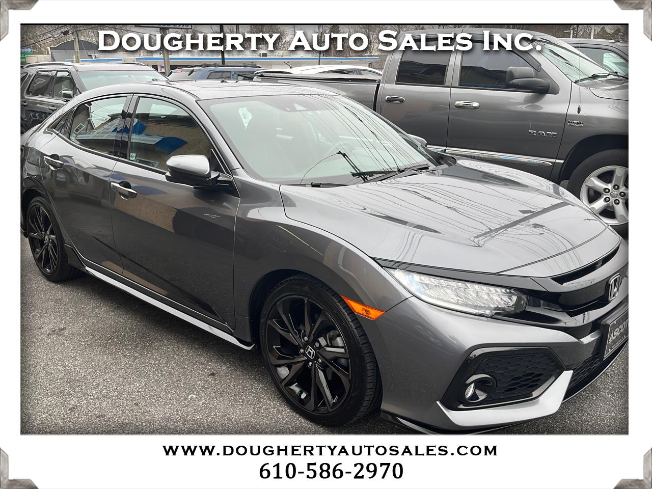 Used 2018 Honda Civic Hatchback Sport Touring CVT for Sale in Folsom PA
