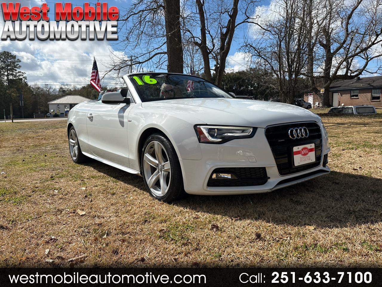 Audi A5 2.0T Premium Plus Cabriolet quattro 2016