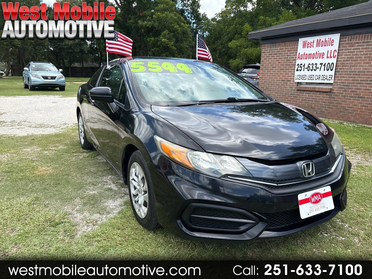 Honda Civic LX Coupe AT 2014