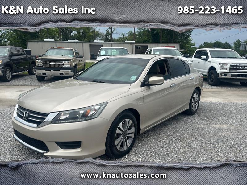 Used 2014 Honda Accord LX Sedan CVT for Sale in Houma LA 70360 K&N Auto