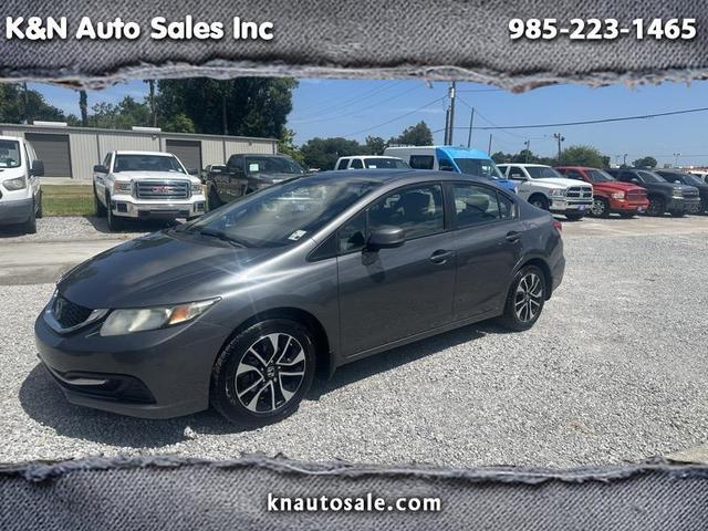 Gray 2013 Honda Civic Sedan Front-Wheel Drive Automatic