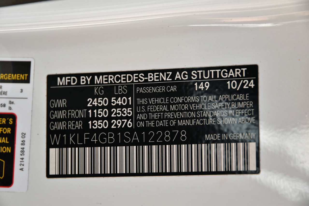 Mercedes-Benz E-Class E 350 RWD Sedan 2025 Mercedes-Benz E-Class E 350 RWD Sedan 2025