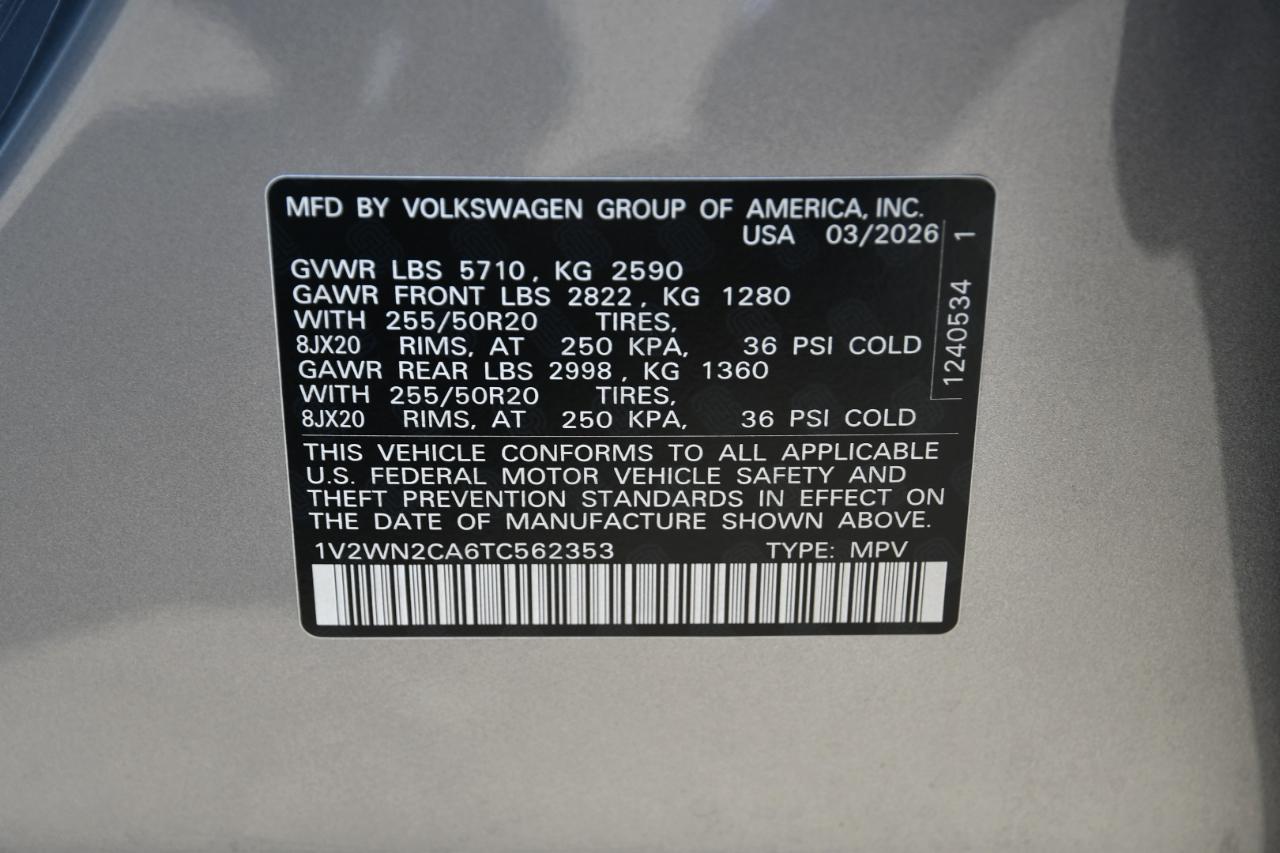 Volkswagen Atlas 2.0T SE w/Technology FWD 2026