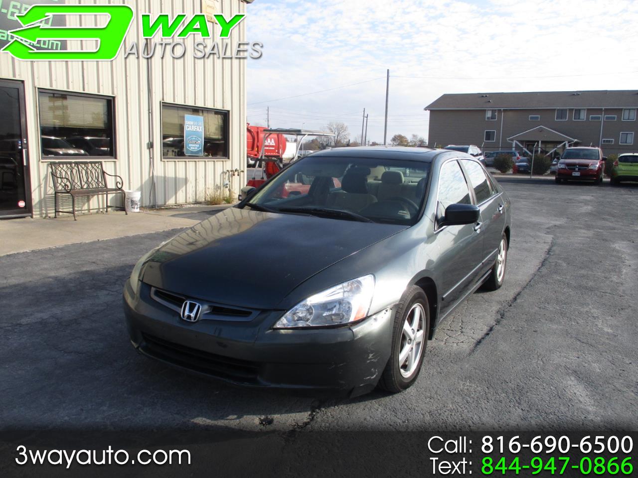 2004 Honda Accord EX-L Sedan AT with XM Radio