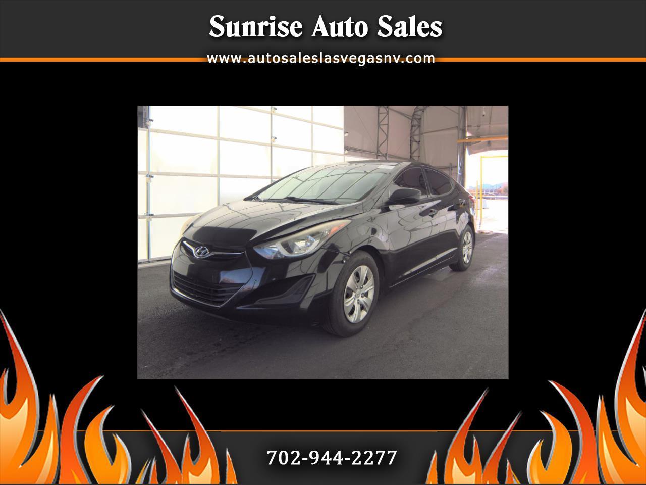2016 Hyundai Elantra 4dr Sdn Auto SE (Alabama Plant)