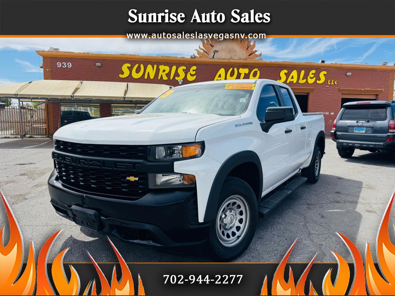 2020 Chevrolet Silverado 1500 2WD Double Cab 147" Work Truck