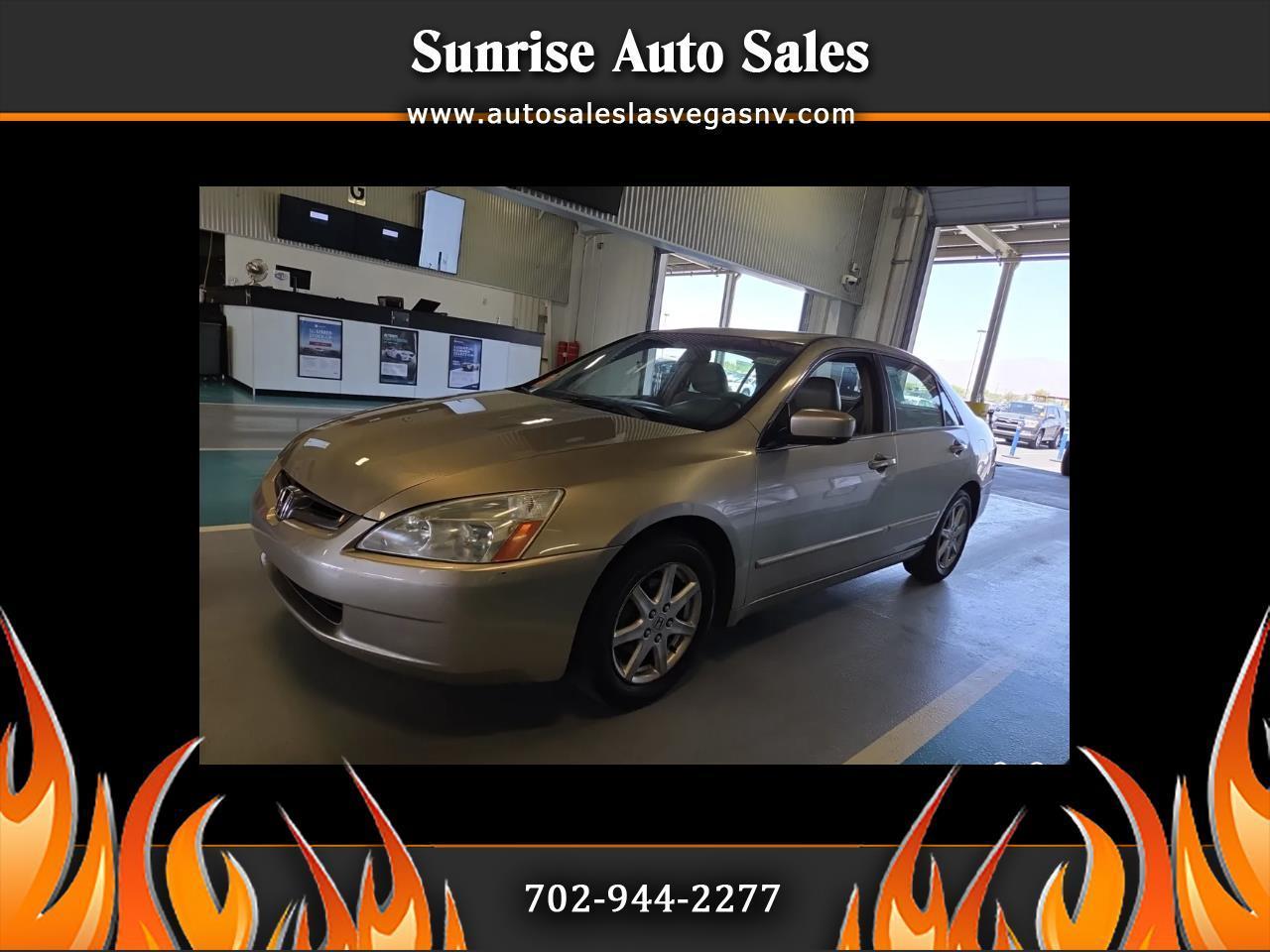 Honda Accord Sdn EX Auto V6 w/Leather 2003