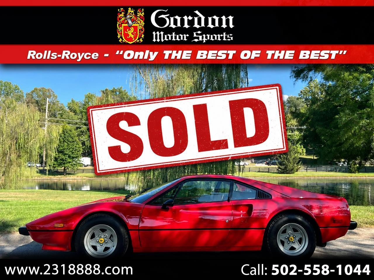Red 1976 Ferrari 308 Coupe  