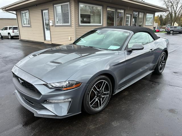 Black (Charcoal) 2022 Ford Mustang EcoBoost Premium Convertible RWD Convertible Rear-Wheel Drive Automatic