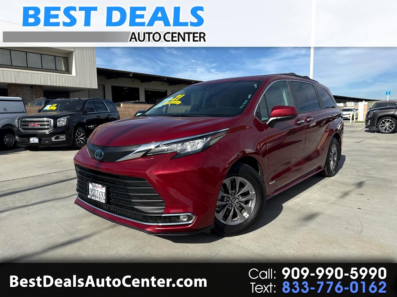 Toyota Sienna XLE FWD 8-Passenger (Natl) 2021
