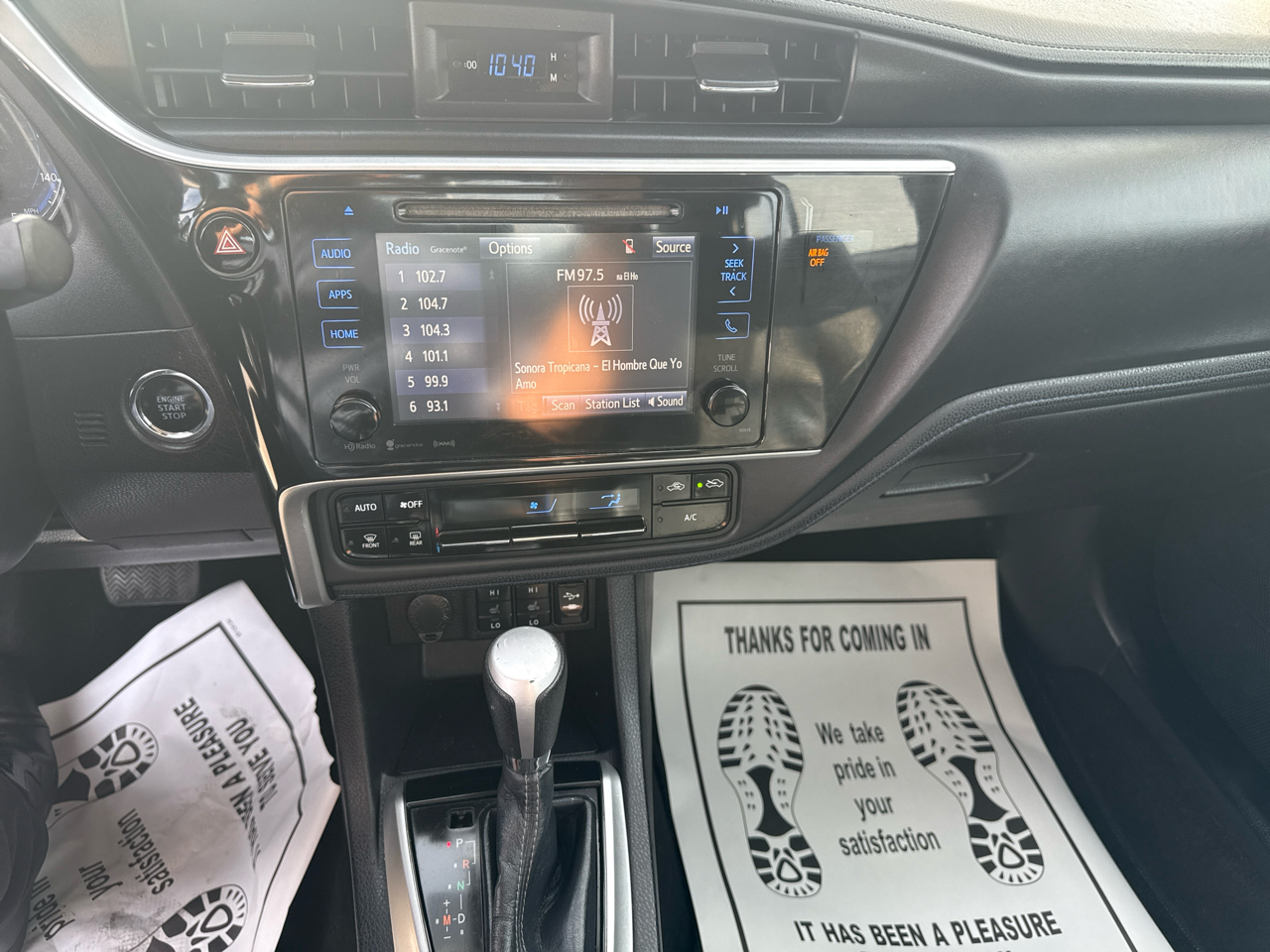 Toyota Corolla XSE CVT (Natl) 2019