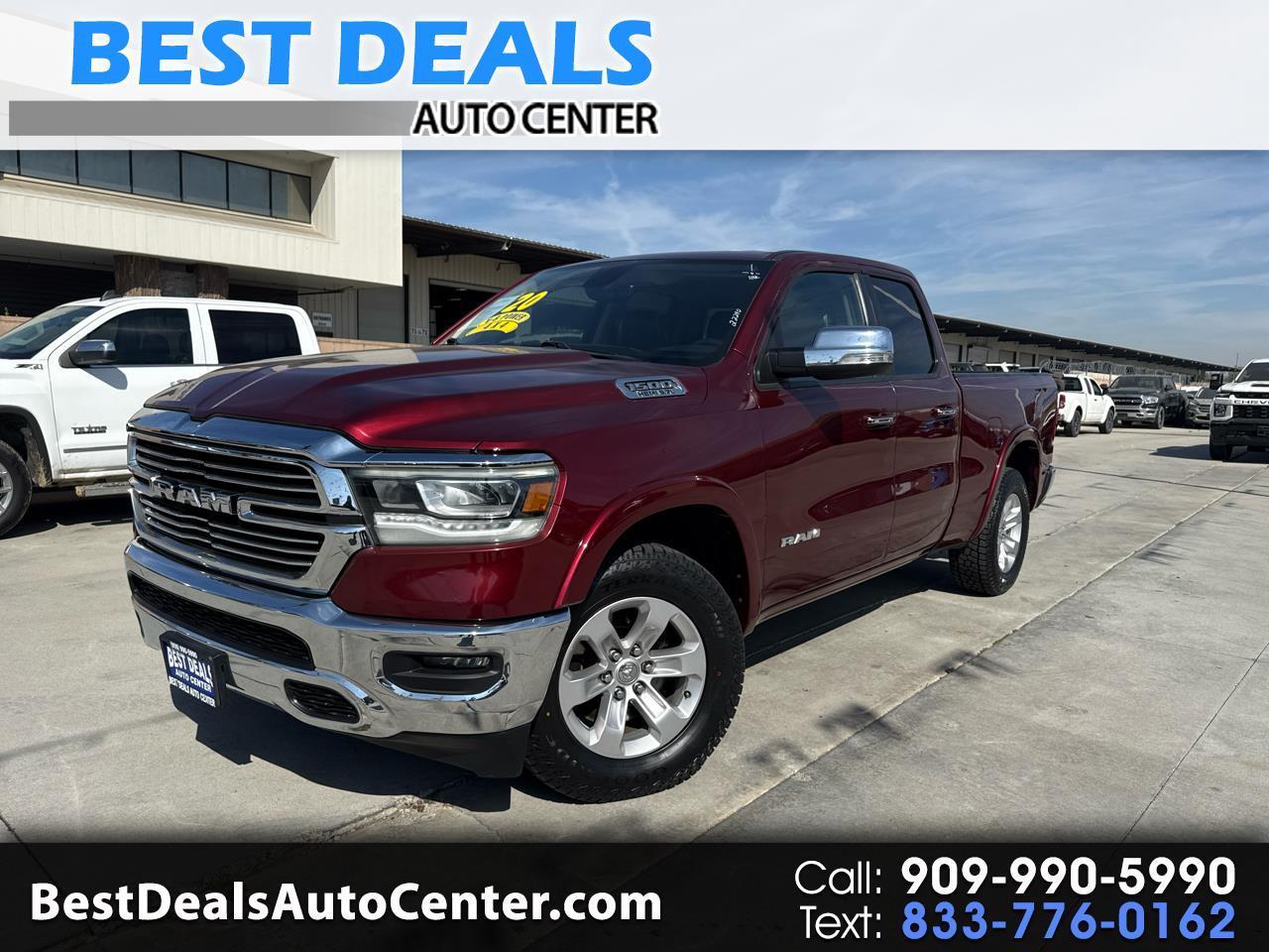 RAM 1500 Laramie 4x4 Quad Cab 6'4" Box 2020