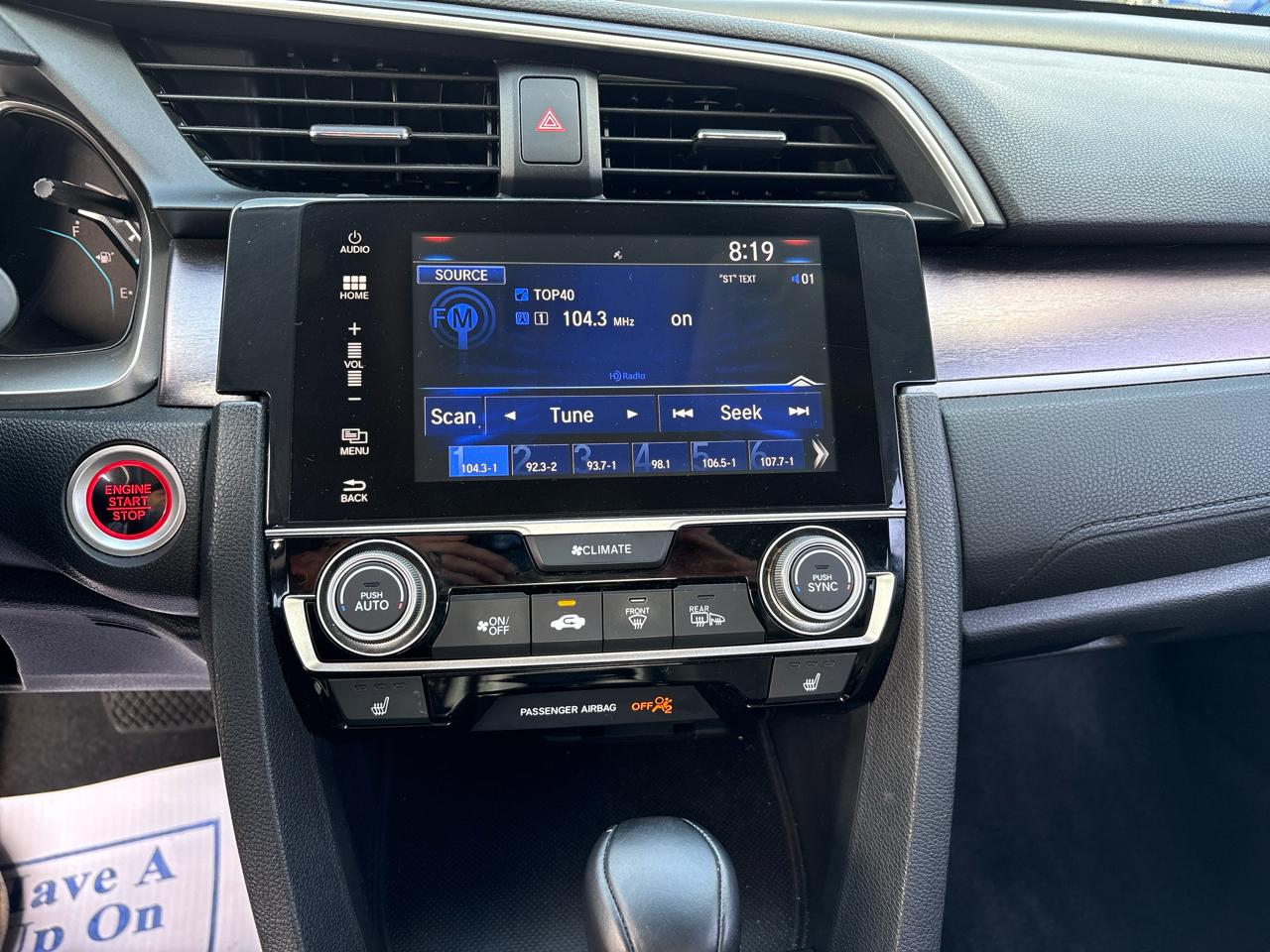 Honda Civic EX-TL Sedan CVT 2016