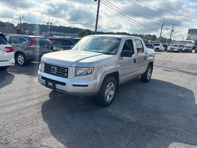 Silver 2007 Honda Ridgeline Pickup Truck All-Wheel Drive Automatic