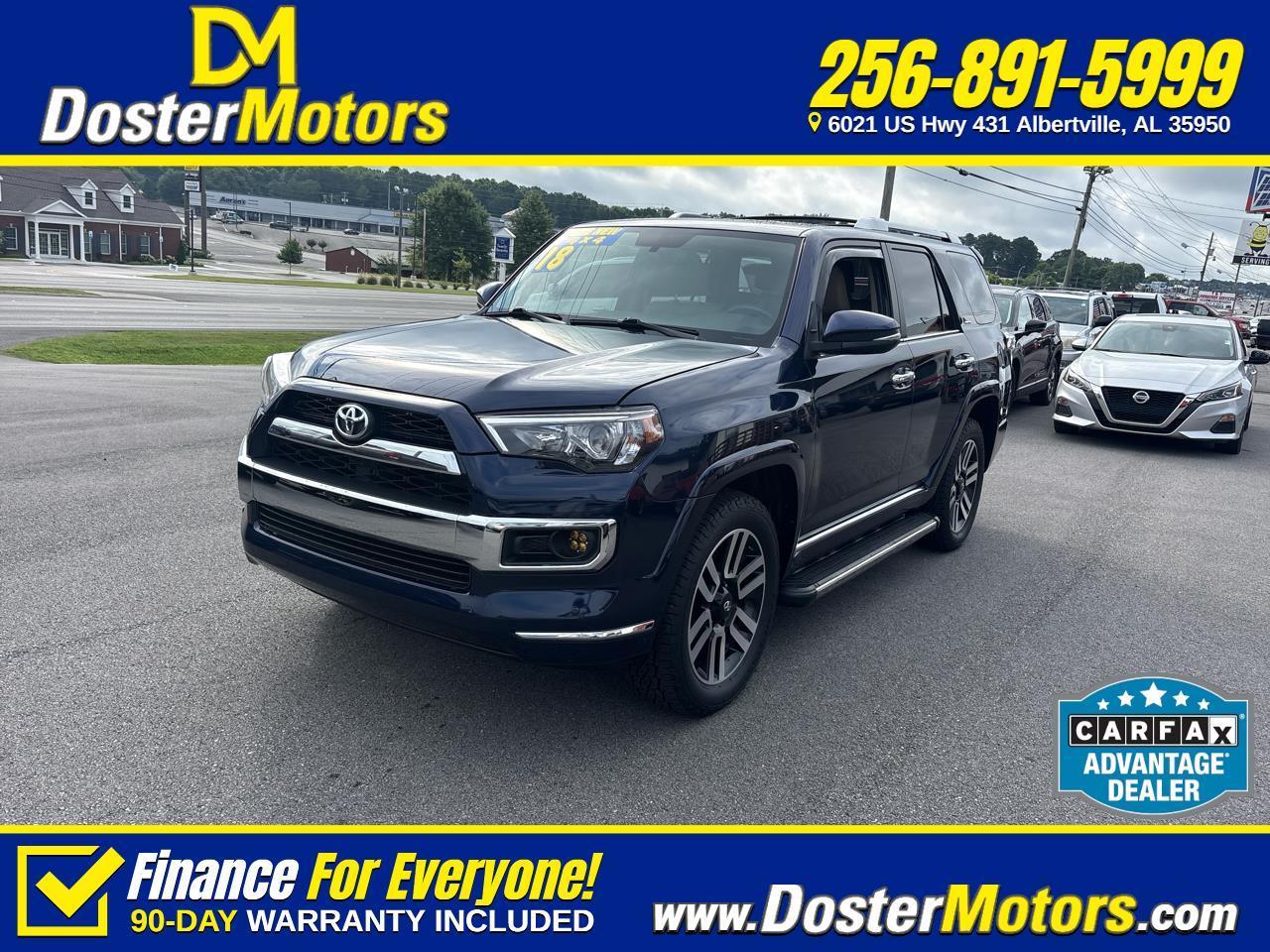 2018 Toyota 4Runner Limited V6 4D SUV 4WD