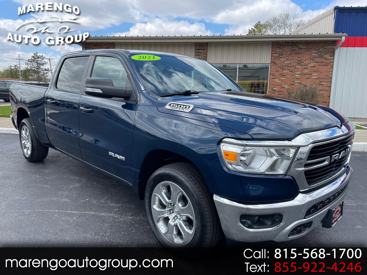 Used 2021 RAM 1500 Big Horn 4x4 Crew Cab 6'4" Box for Sale in Marengo
