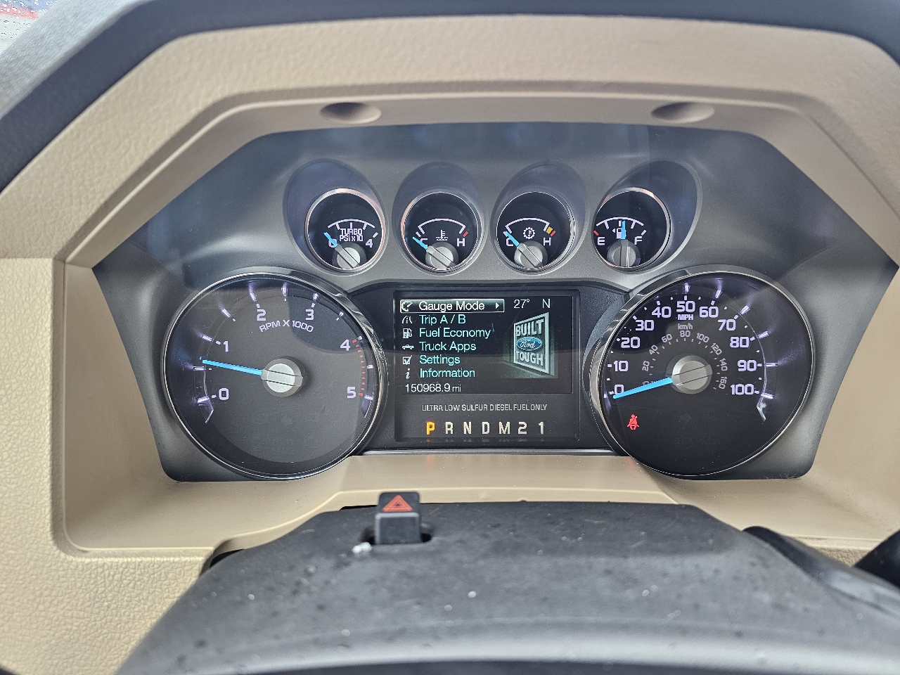 Ford Super Duty F-250 SRW 4WD Crew Cab 156" King Ranch 2011