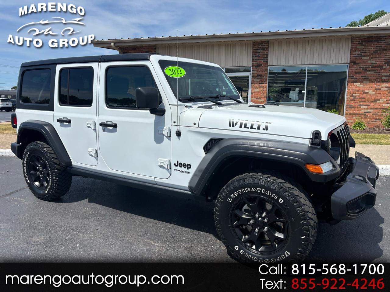 Jeep Wrangler Unlimited Willys 4x4 2022