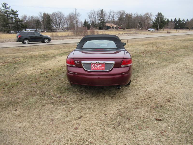 Chrysler Sebring LXi Convertible 2001