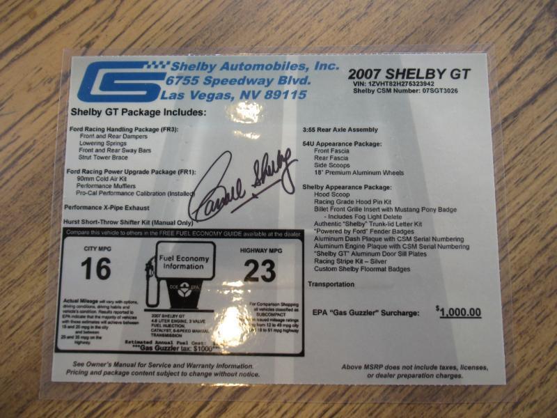 Ford Shelby GT  2007