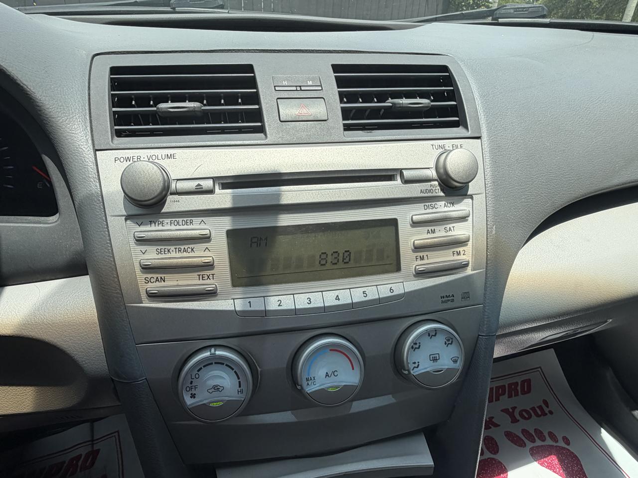 Toyota Camry Base 6-Spd AT 2011